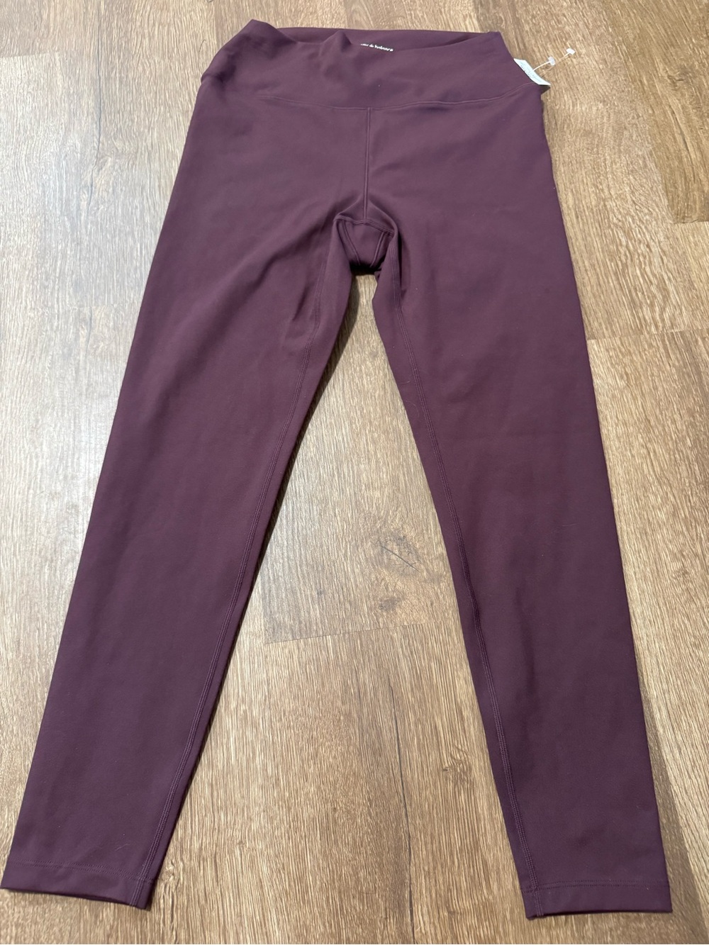 Harmony Balance Athletic Leggings Maroon Size Medium
